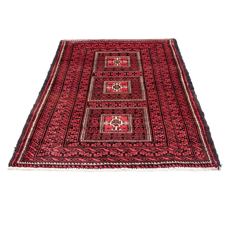 Tappeto Belutsch - 158 x 103 cm - rosso scuro