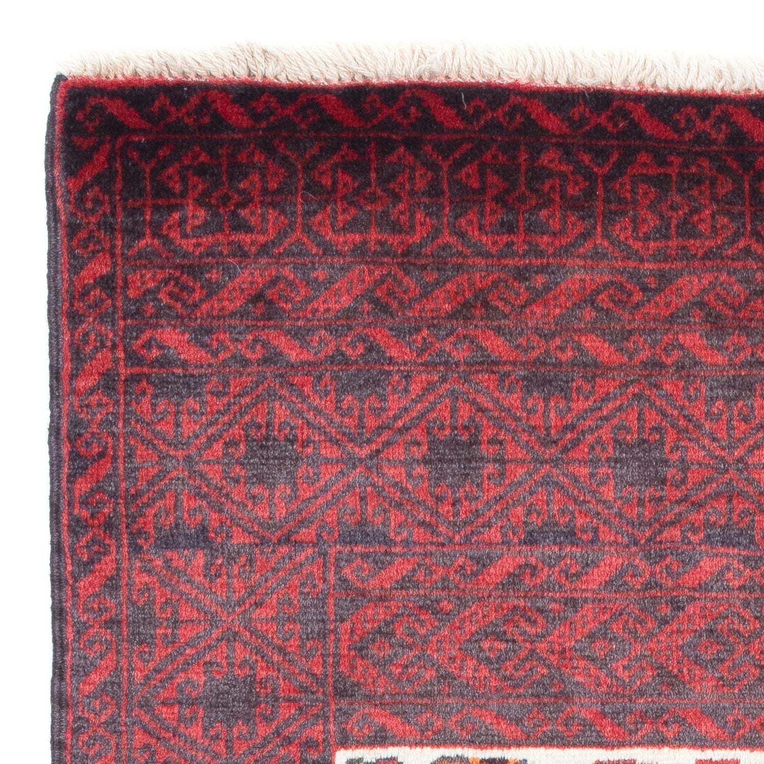 Tappeto Belutsch - 156 x 87 cm - rosso scuro