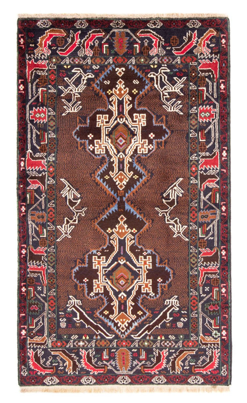 Tappeto corsia Tappeto Belutsch - 201 x 112 cm - cioccolato chiaro
