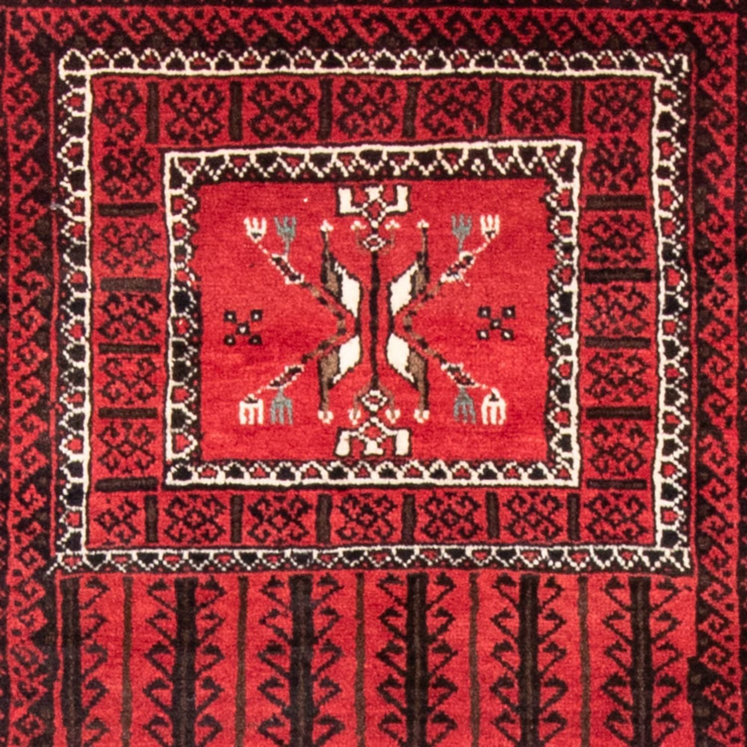 Tappeto Belutsch - 217 x 121 cm - rosso