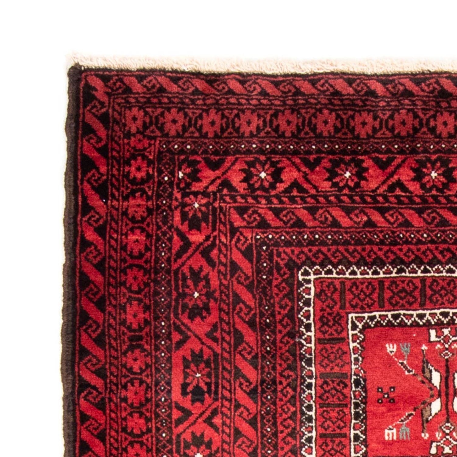 Tappeto Belutsch - 217 x 121 cm - rosso