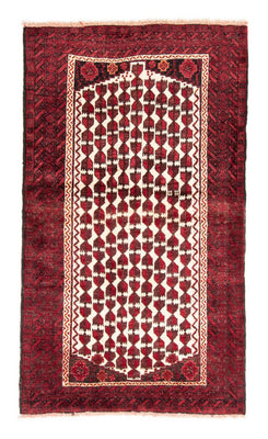 Tappeto corsia Tappeto Belutsch - 185 x 102 cm - rosso scuro