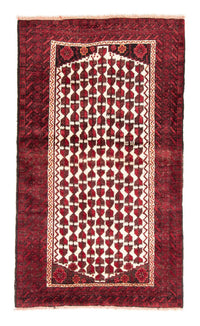Tappeto corsia Tappeto Belutsch - 185 x 102 cm - rosso scuro