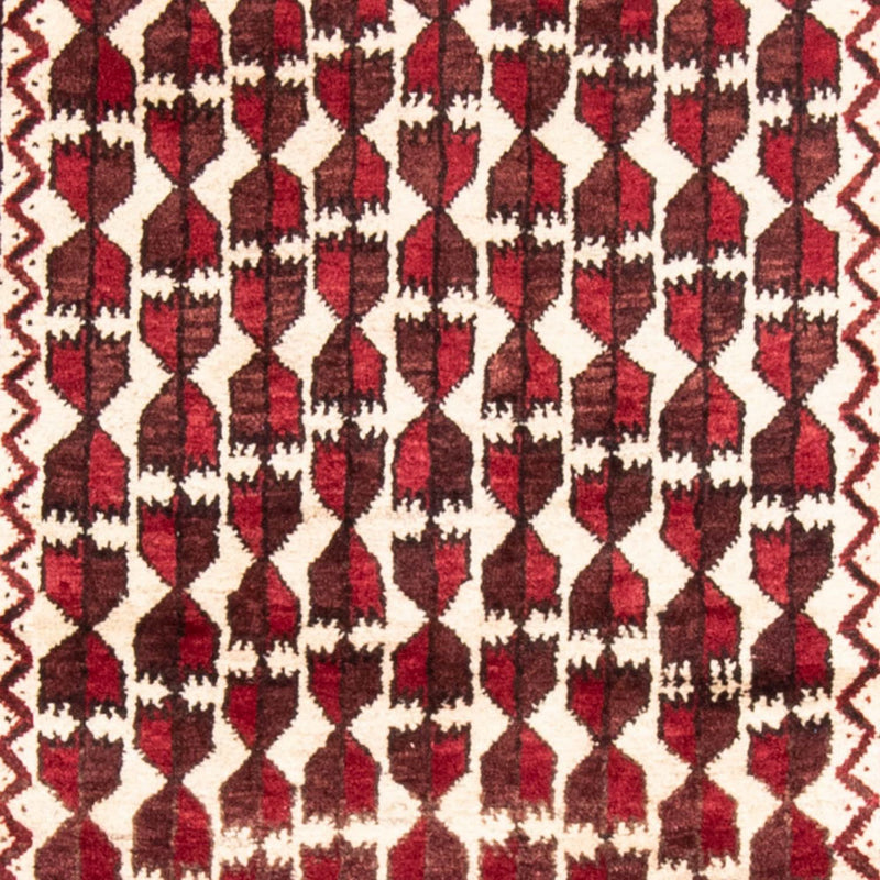 Tappeto corsia Tappeto Belutsch - 185 x 102 cm - rosso scuro