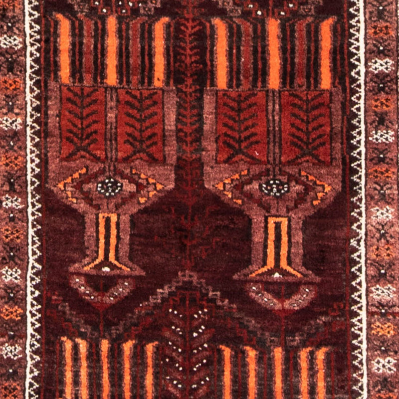 Tappeto corsia Tappeto Belutsch - 239 x 109 cm - ruggine