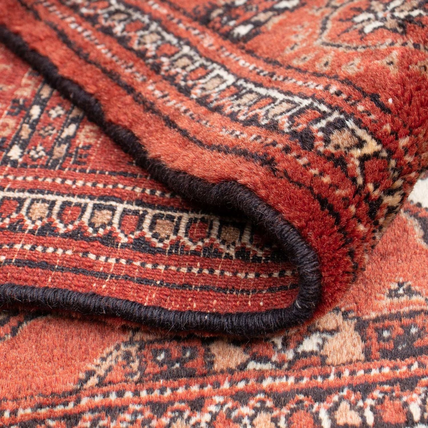 Tappeto Belutsch - 143 x 121 cm - rosso scuro