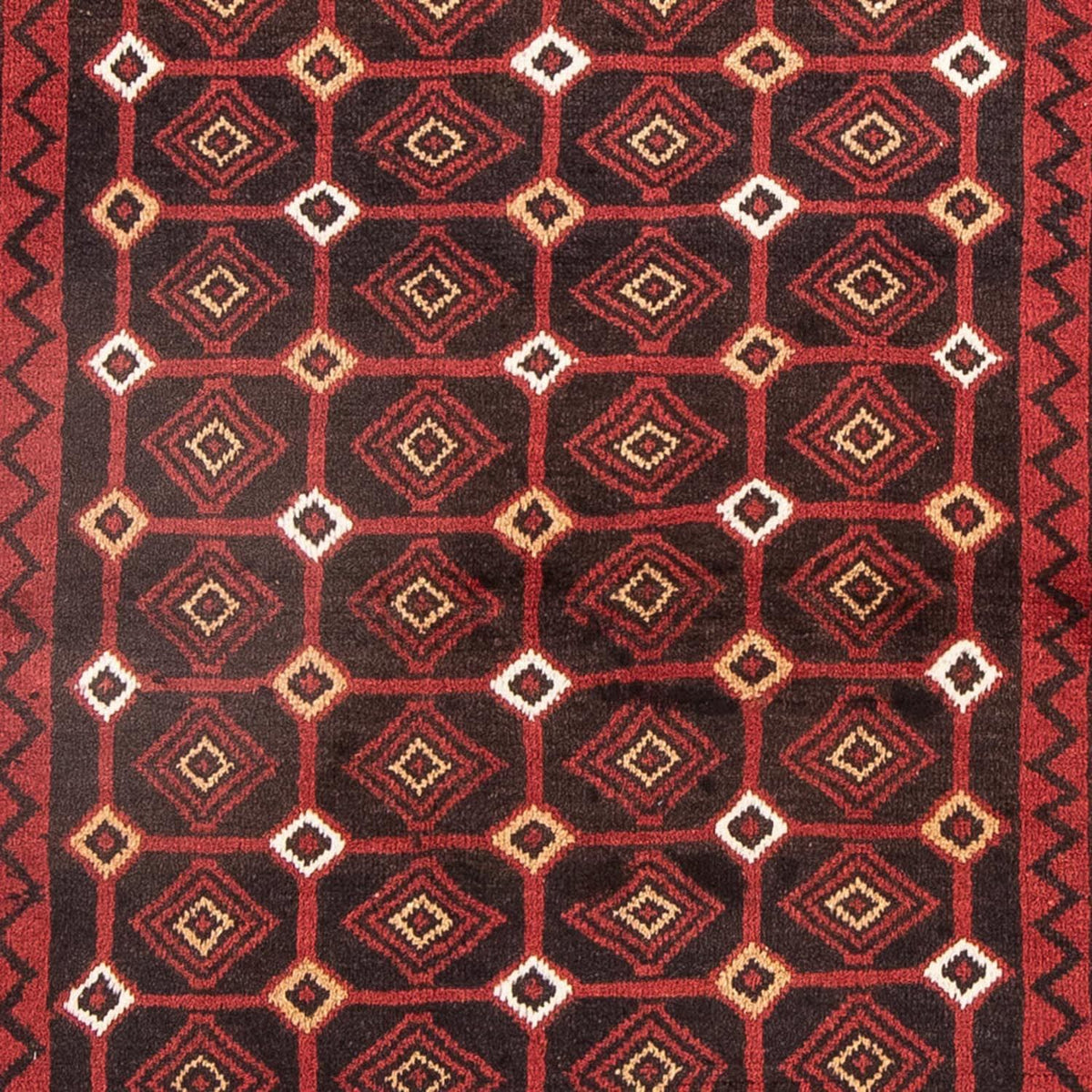 Tappeto corsia Tappeto Belutsch - 188 x 107 cm - rosso