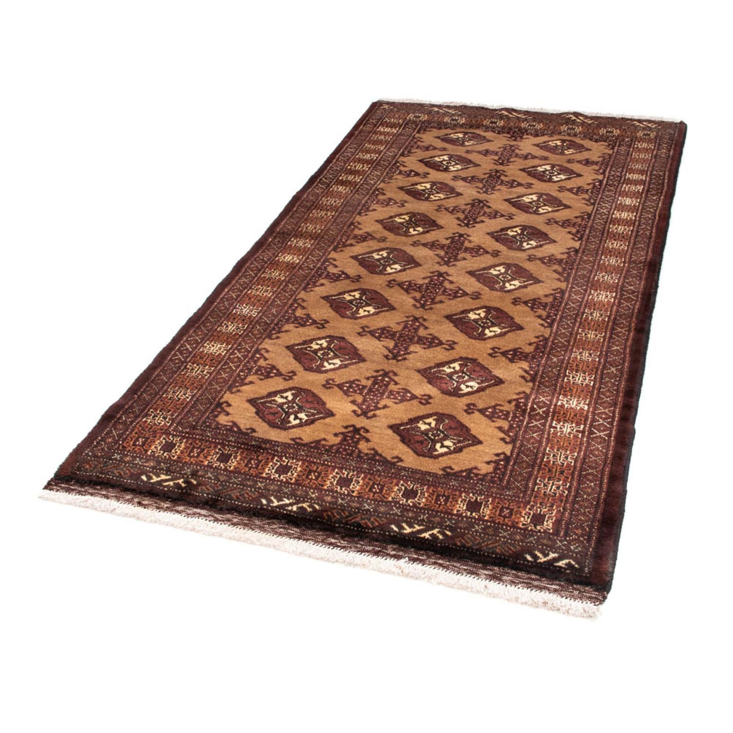 Tappeto corsia Tappeto Belutsch - 196 x 108 cm - ruggine