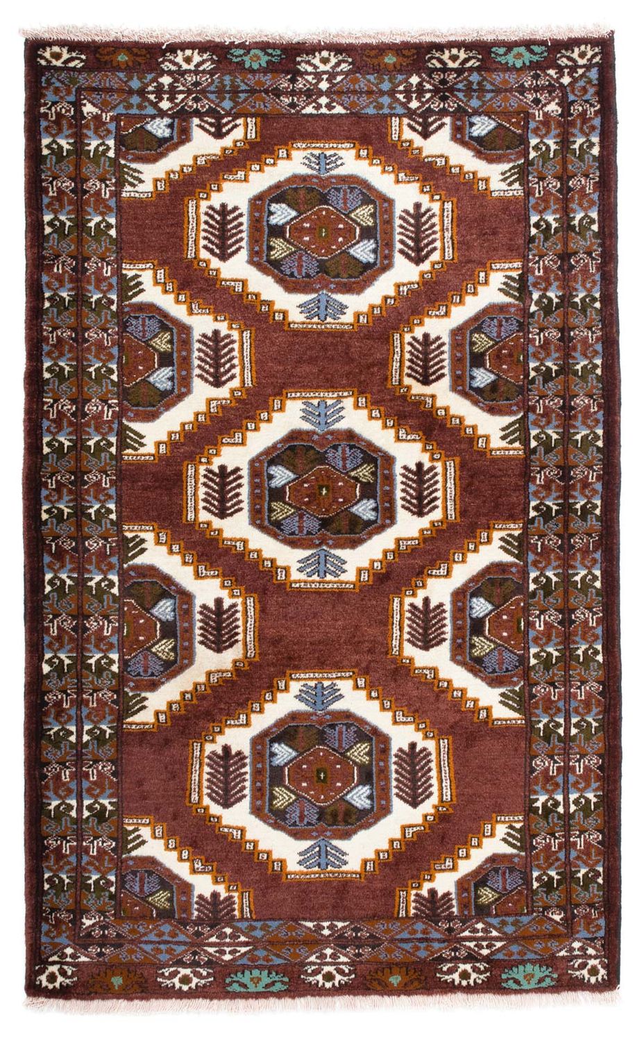 Tappeto Belutsch - 160 x 102 cm - marrone