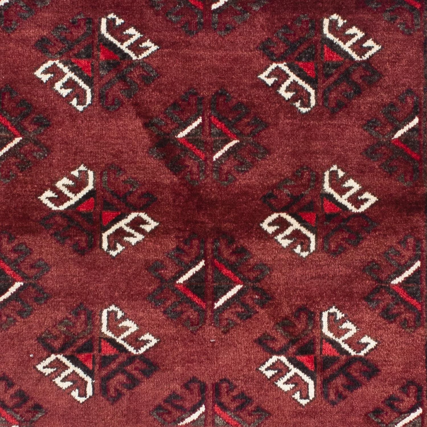 Tappeto Belutsch - 145 x 102 cm - rosso scuro