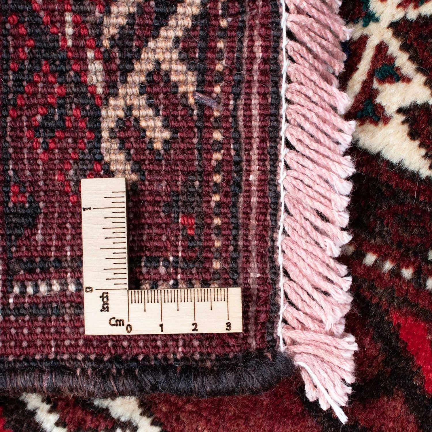 Tappeto Belutsch - 145 x 102 cm - rosso scuro