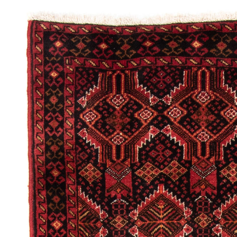 Tappeto corsia Tappeto Belutsch - 184 x 96 cm - rosso scuro