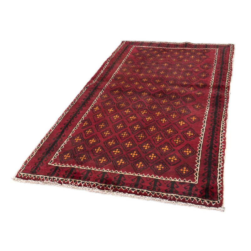 Tappeto corsia Tappeto Belutsch - 182 x 103 cm - rosso scuro