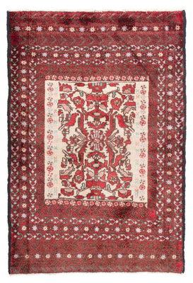 Tappeto Belutsch - 147 x 99 cm - rosso
