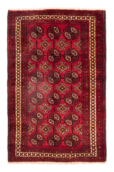Tappeto Belutsch 138x190cm - Tappeto persiano - rosso scuro