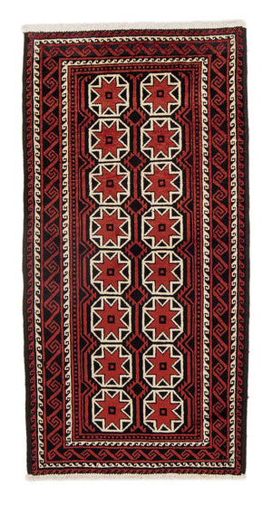 Tappeto Belutsch - 158 x 82 cm - rosso scuro