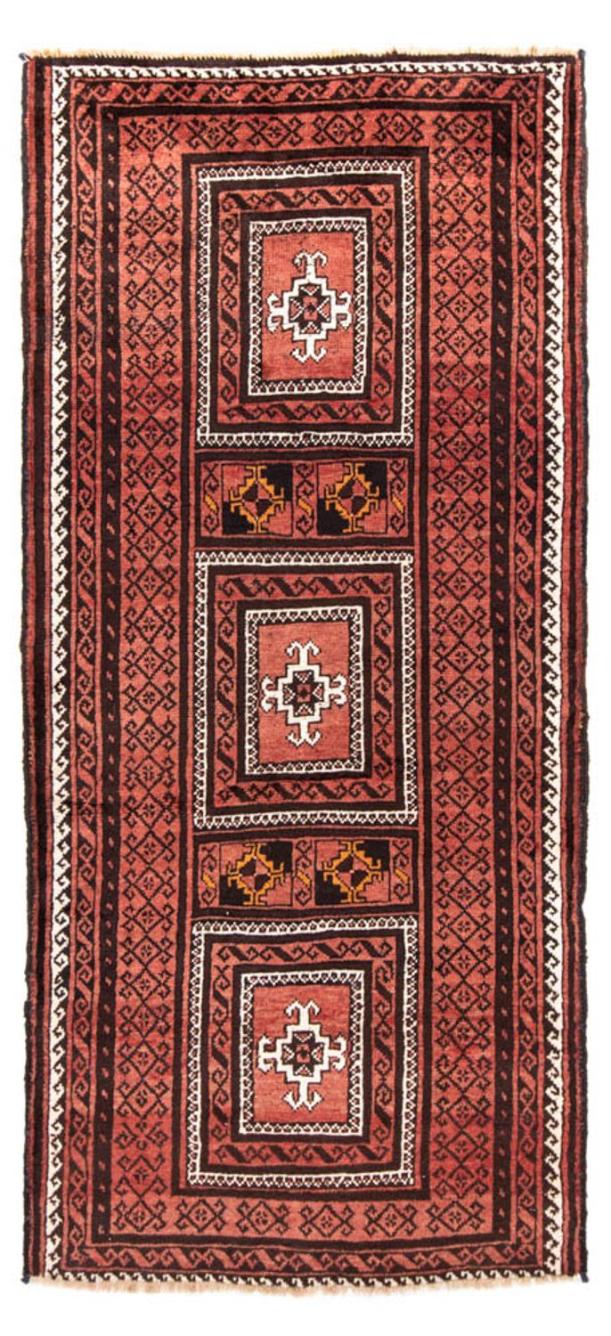 Tappeto corsia Tappeto Belutsch - 240 x 114 cm - ruggine