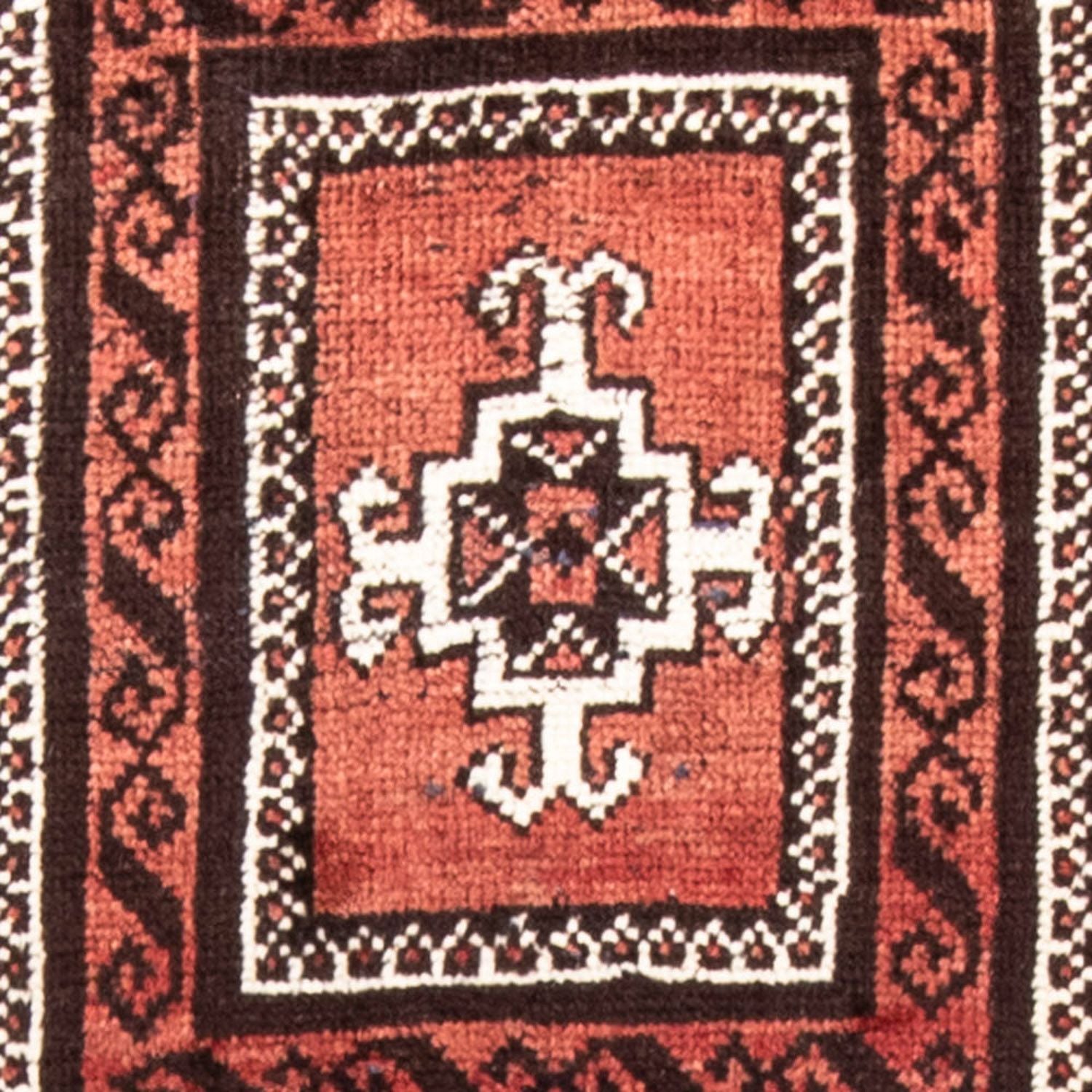 Tappeto corsia Tappeto Belutsch - 240 x 114 cm - ruggine