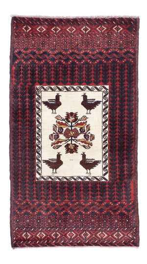 Tappeto Belutsch - 147 x 83 cm - rosso