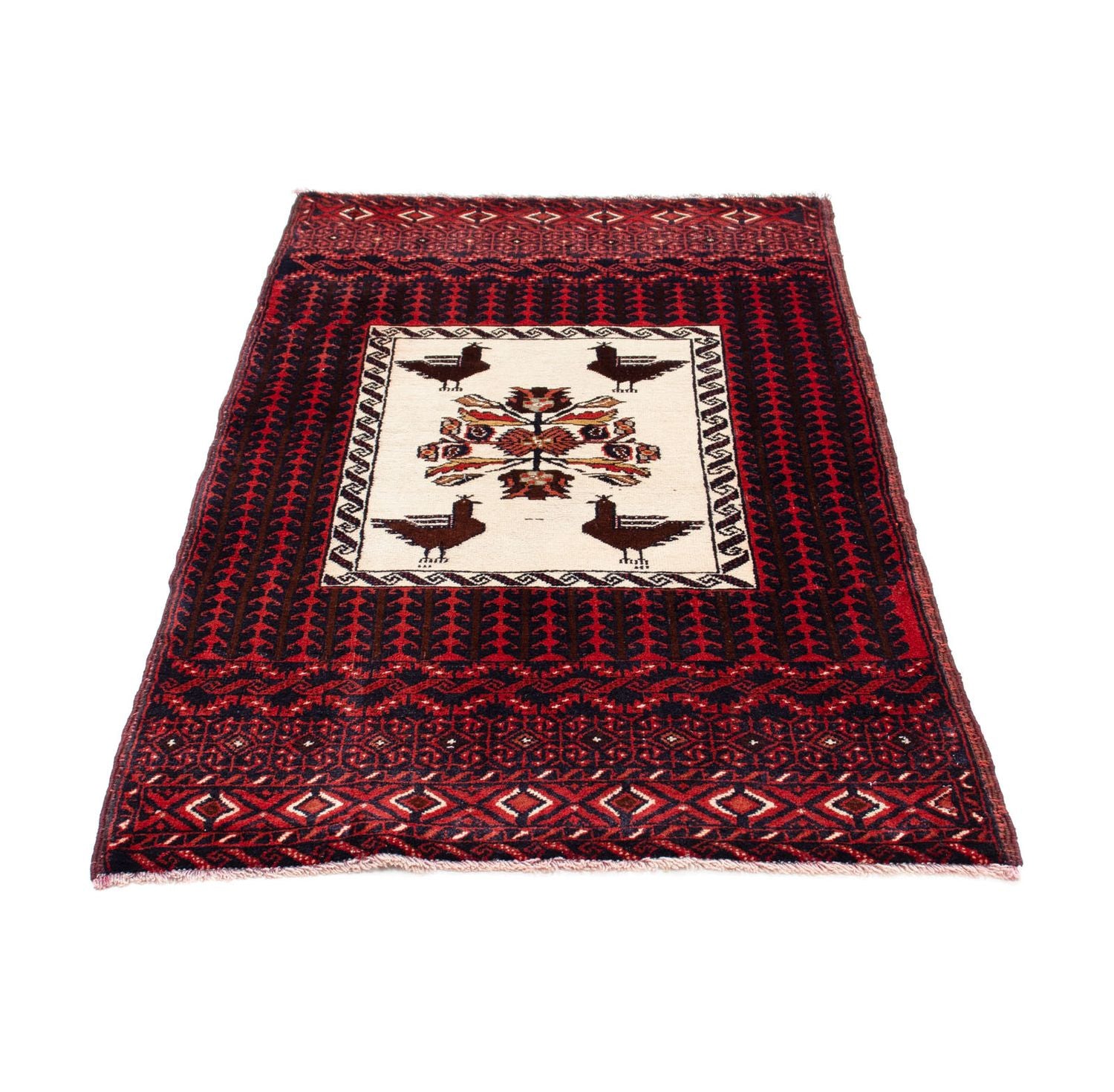 Tappeto Belutsch - 147 x 83 cm - rosso