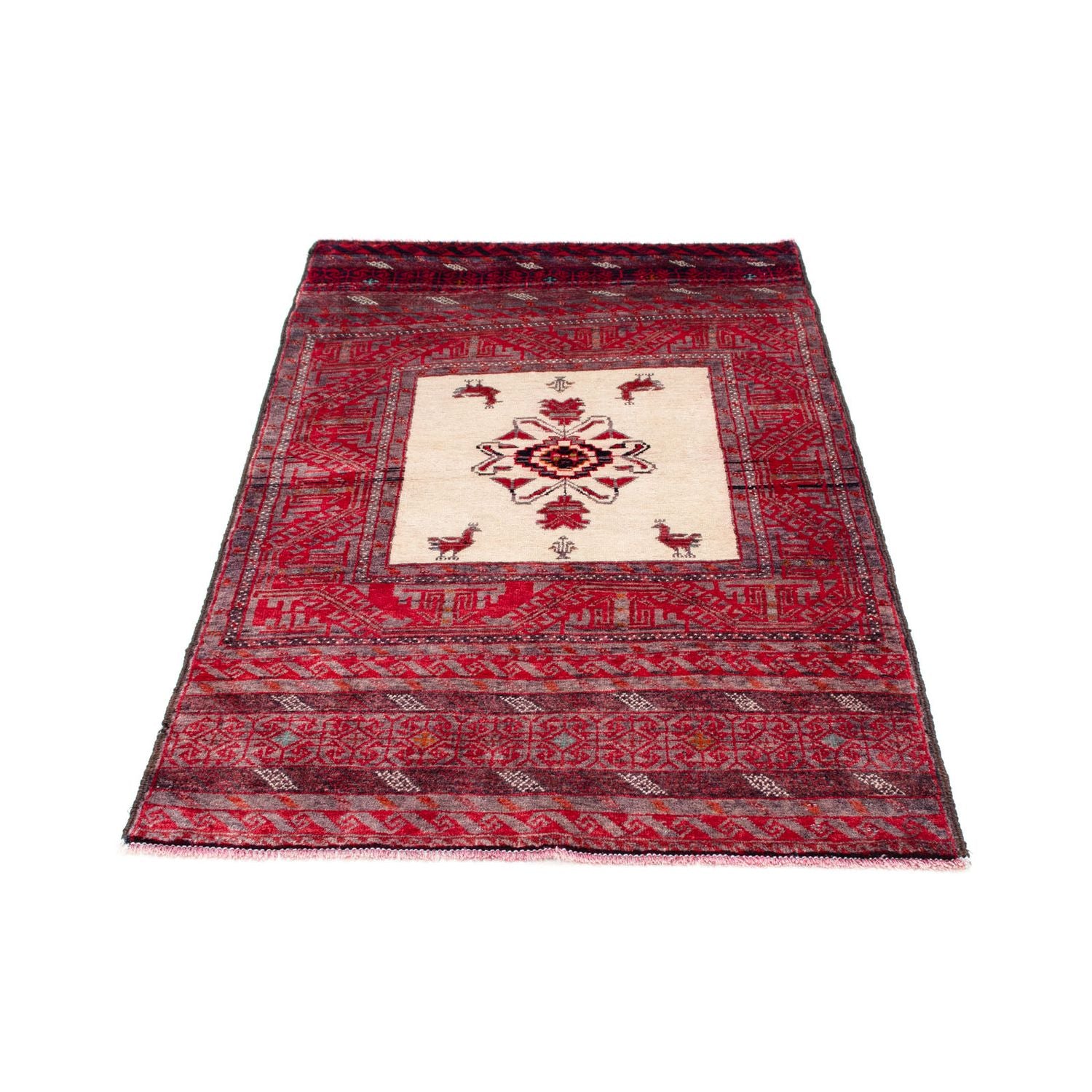 Tappeto Belutsch - 152 x 91 cm - rosso chiaro