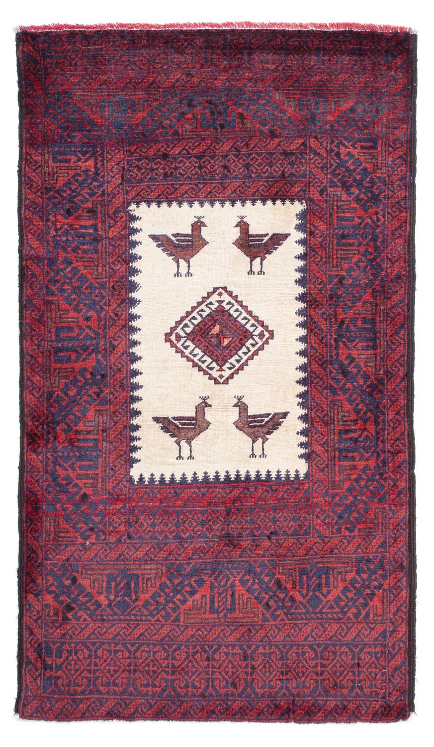 Tappeto Belutsch - 160 x 90 cm - rosso