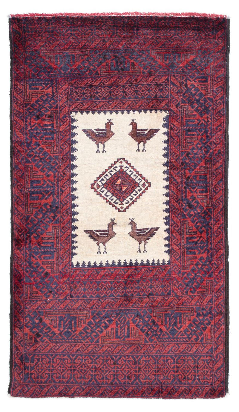Tappeto Belutsch - 160 x 90 cm - rosso