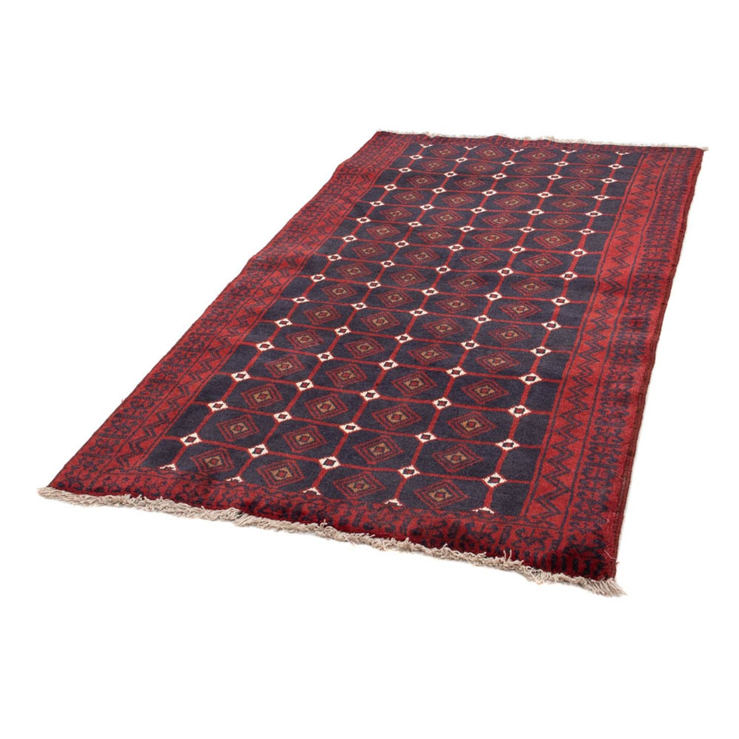 Tappeto corsia Tappeto Belutsch - 177 x 106 cm - rosso