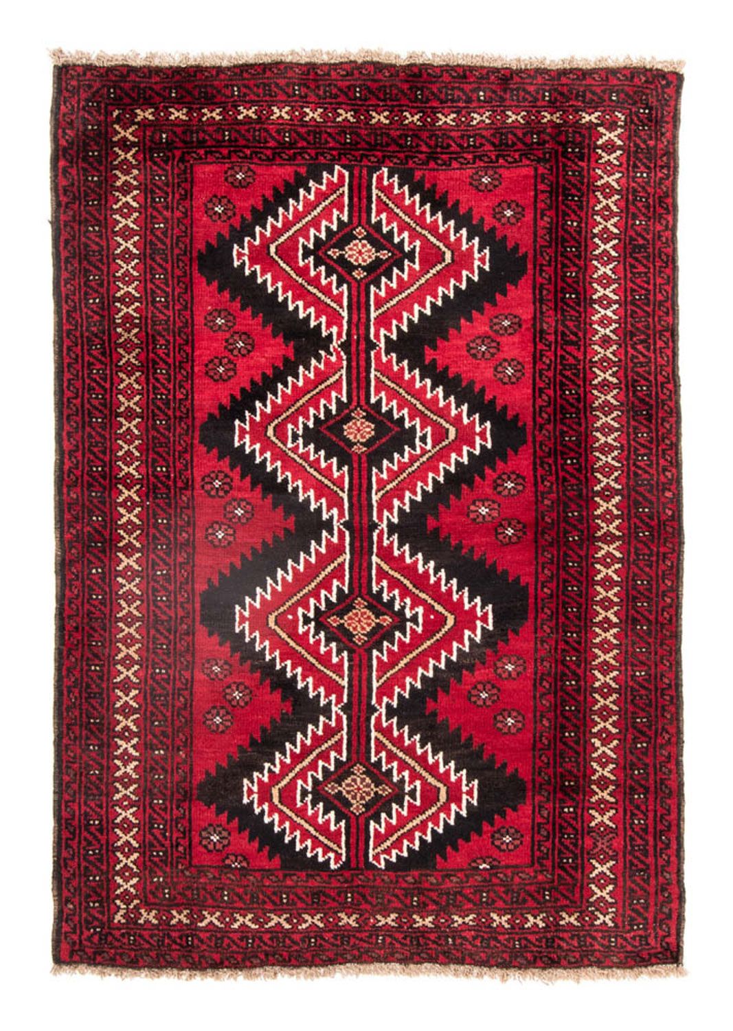 Tappeto Belutsch - 190 x 134 cm - rosso