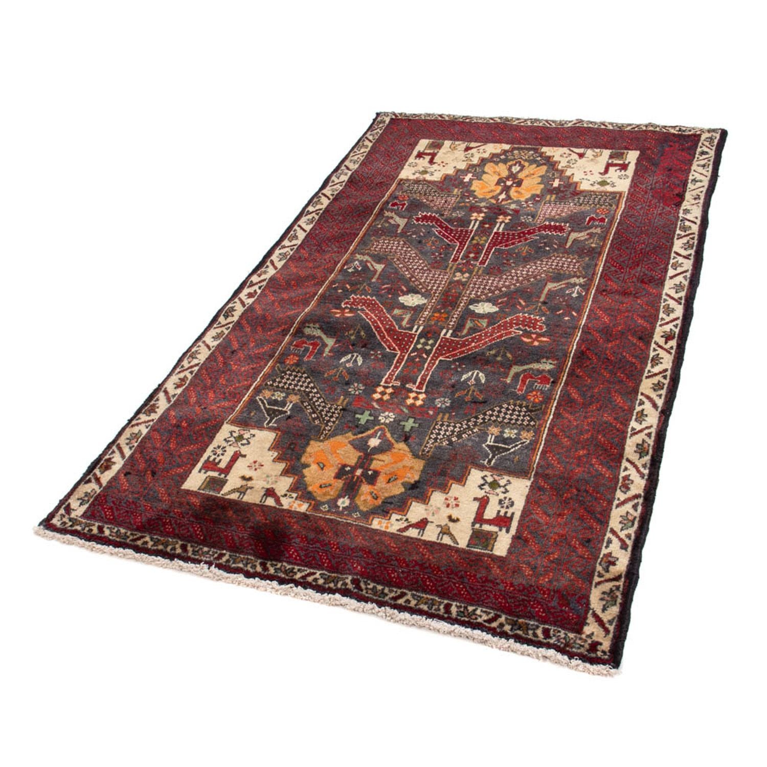 Tappeto corsia Tappeto Belutsch - 175 x 97 cm - rosso