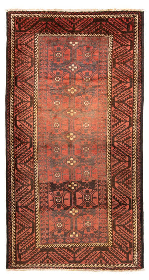 Tappeto corsia Tappeto Belutsch - 225 x 123 cm - rosso chiaro