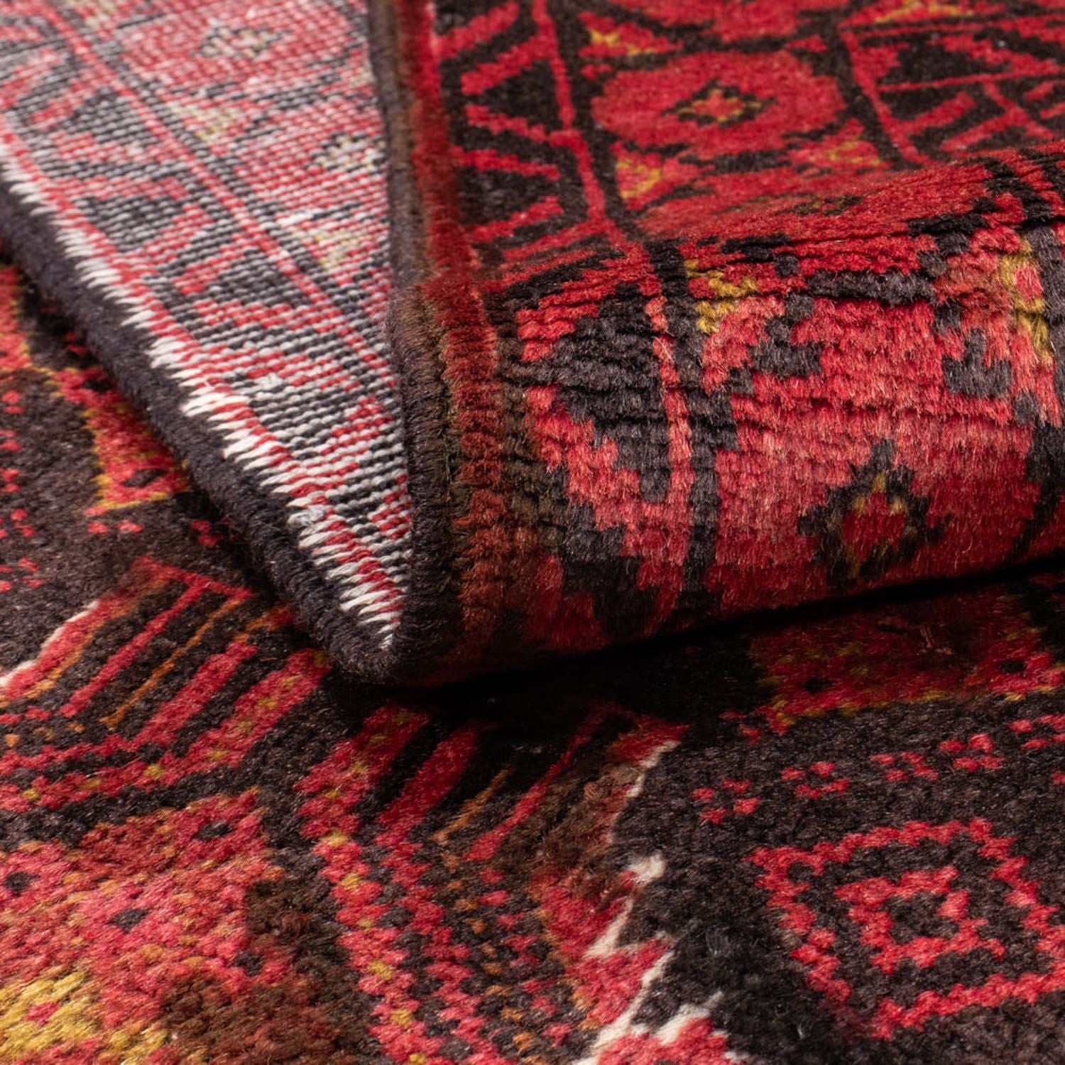 Tappeto corsia Tappeto Belutsch - 190 x 104 cm - rosso