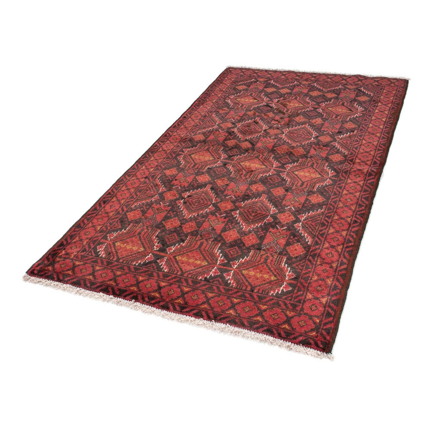 Tappeto corsia Tappeto Belutsch - 190 x 104 cm - rosso