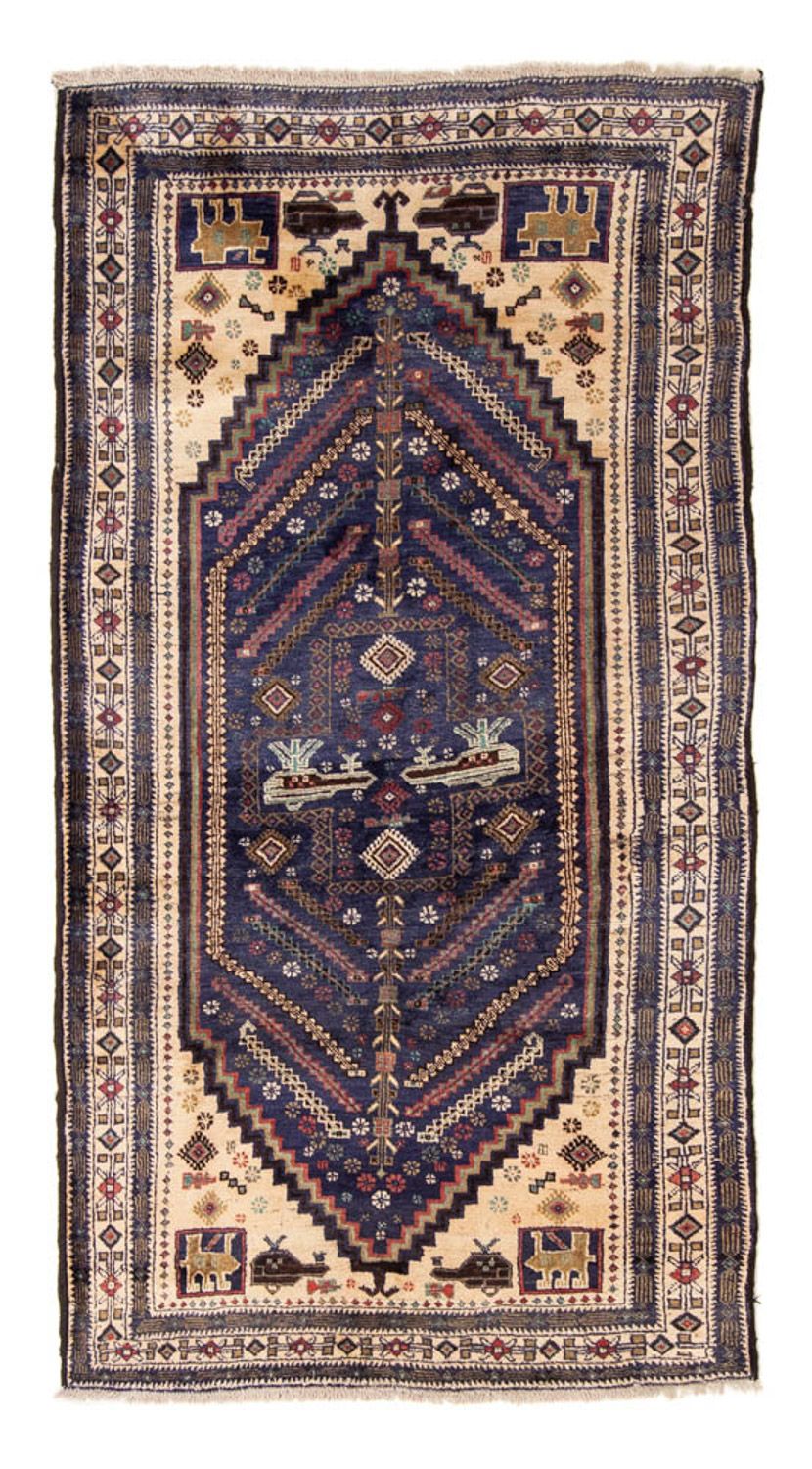 Tappeto corsia Tappeto Belutsch - 211 x 112 cm - blu scuro