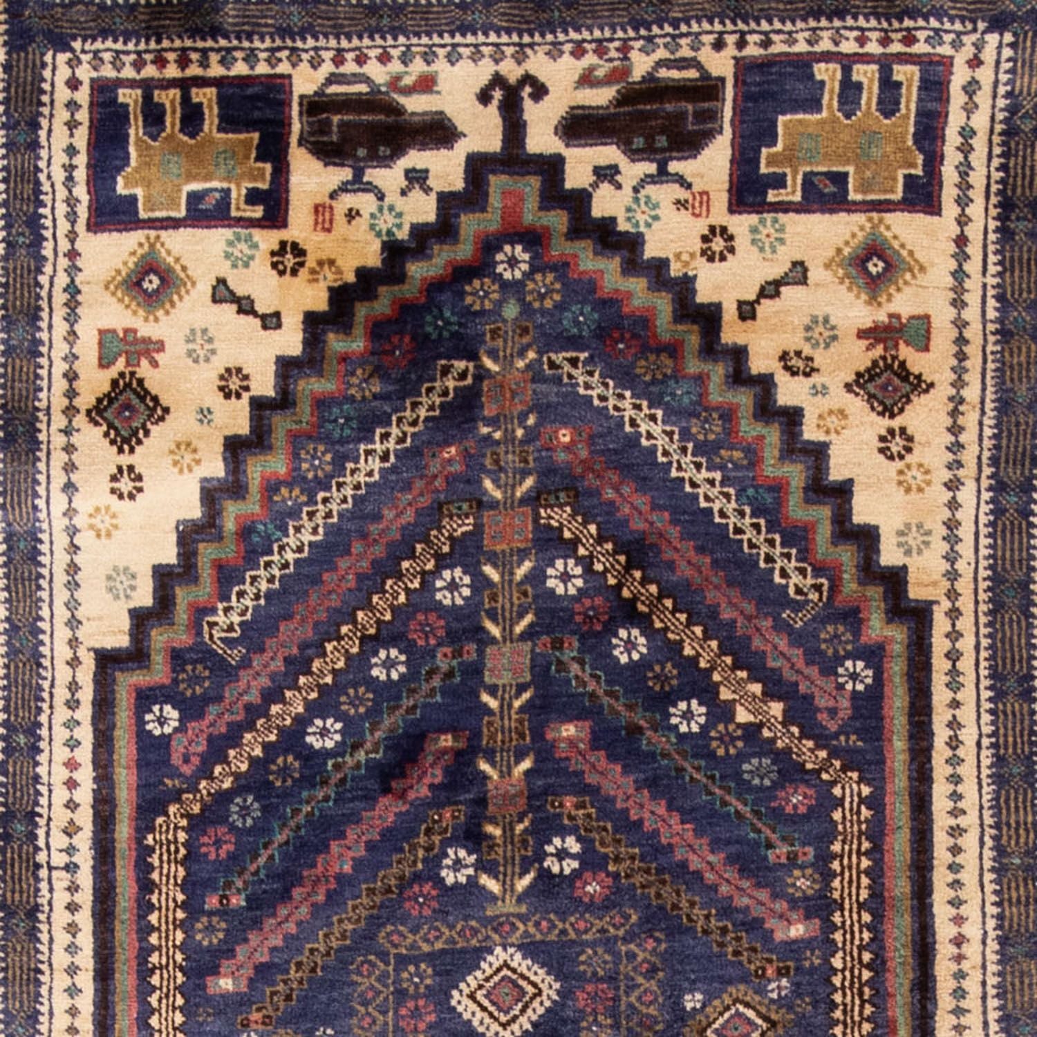 Tappeto corsia Tappeto Belutsch - 211 x 112 cm - blu scuro