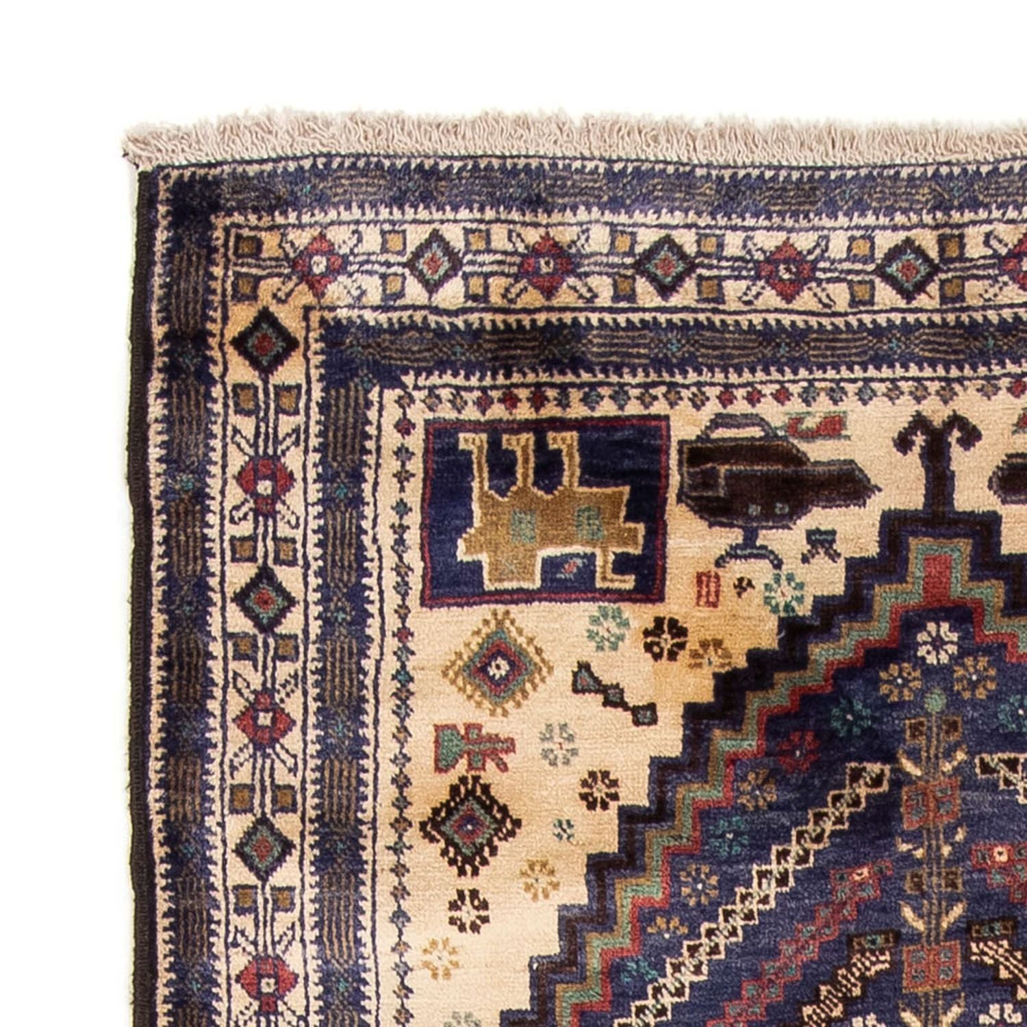Tappeto corsia Tappeto Belutsch - 211 x 112 cm - blu scuro