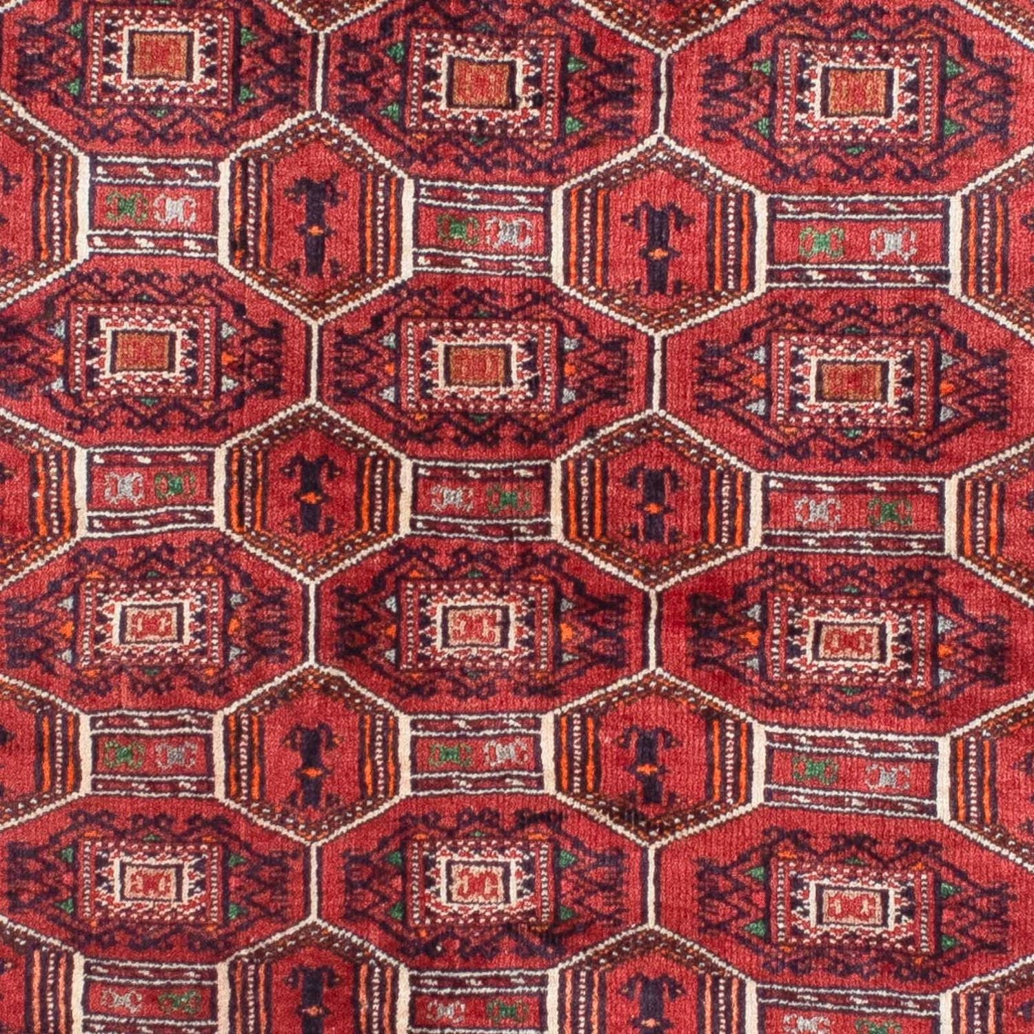 Tappeto Belutsch - 134 x 94 cm - rosso scuro
