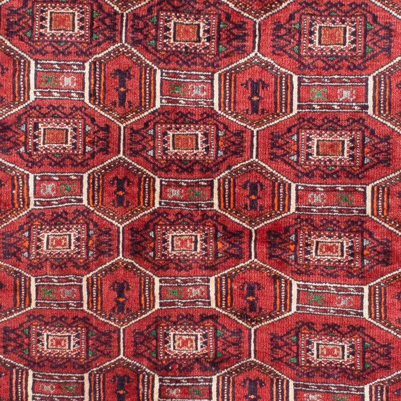 Tappeto Belutsch - 134 x 94 cm - rosso scuro