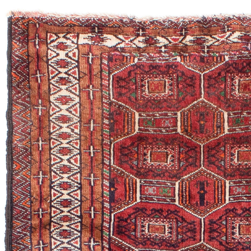 Tappeto Belutsch - 134 x 94 cm - rosso scuro