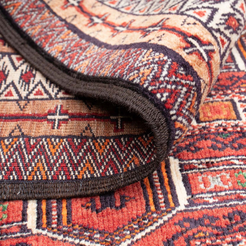 Tappeto Belutsch - 134 x 94 cm - rosso scuro