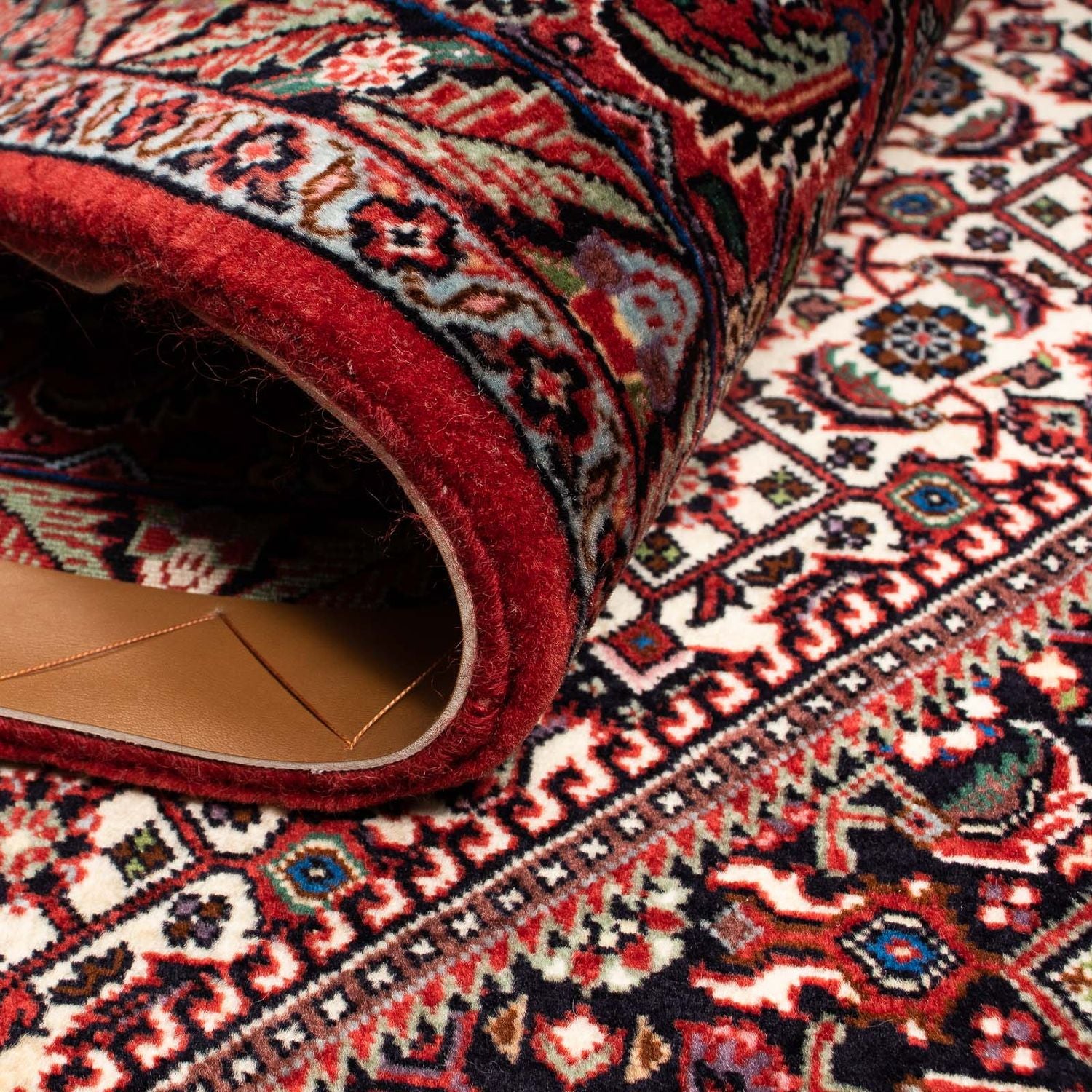 Tappeto Persero - Bidjar - 248 x 202 cm - rosso scuro