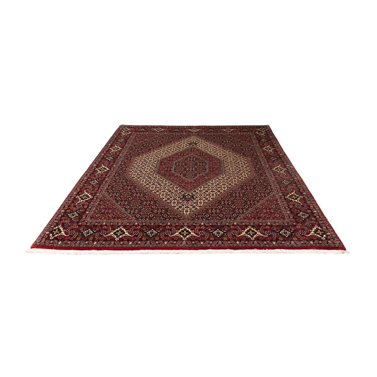 Tappeto Persero - Bidjar - 248 x 202 cm - rosso scuro