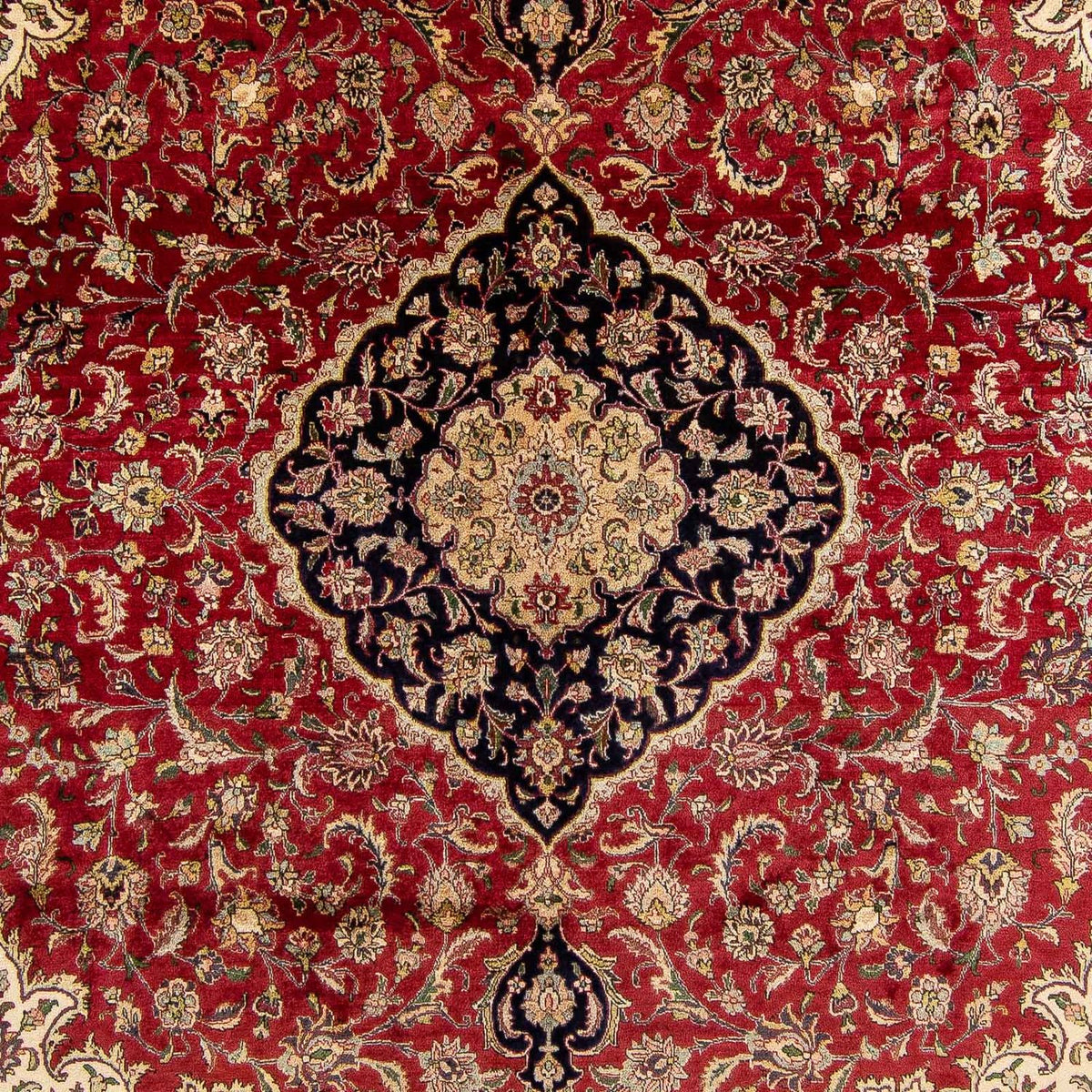Tappeto Persero - Tabriz - 380 x 300 cm - rosso scuro