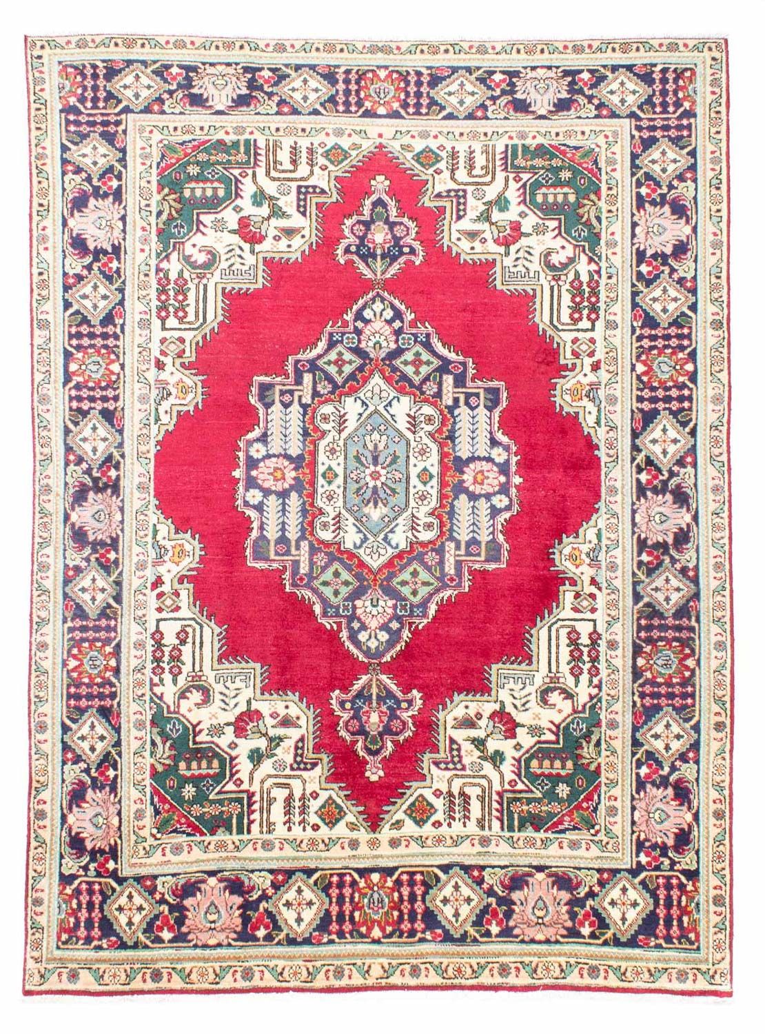 Tappeto Persero - Tabriz - 315 x 203 cm - rosso