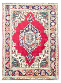 Tappeto Persero - Tabriz - 315 x 203 cm - rosso