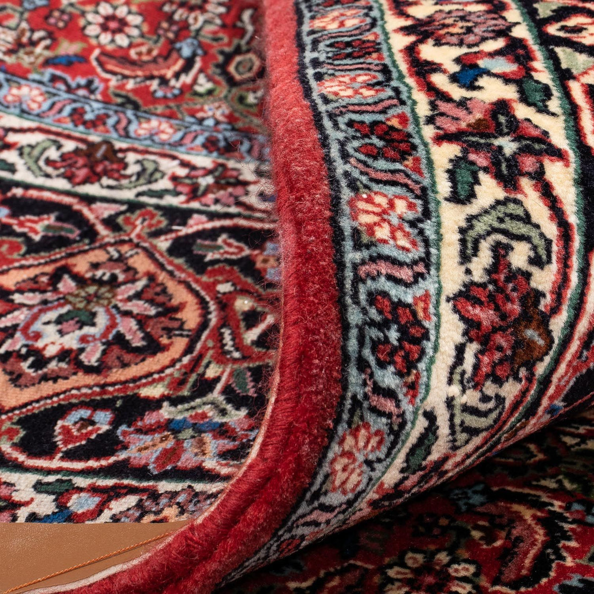 Tappeto Persero - Bidjar - 300 x 252 cm - rosso scuro