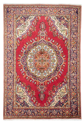 Tappeto Persero - Tabriz - 290 x 193 cm - rosso