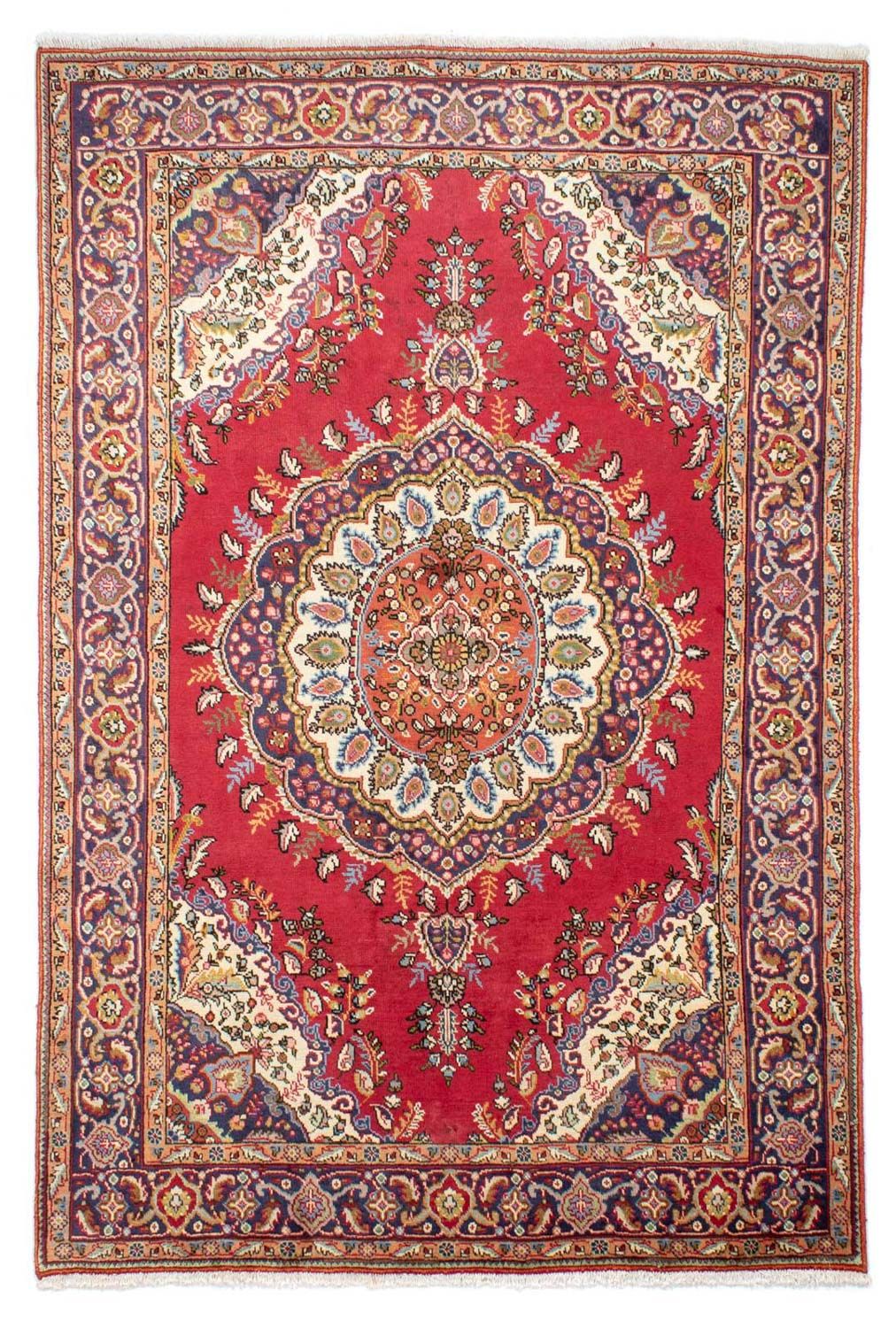 Tappeto Persero - Tabriz - 290 x 193 cm - rosso