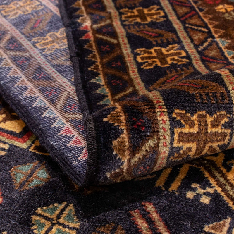 Tappeto corsia Tappeto Belutsch - 220 x 109 cm - blu scuro