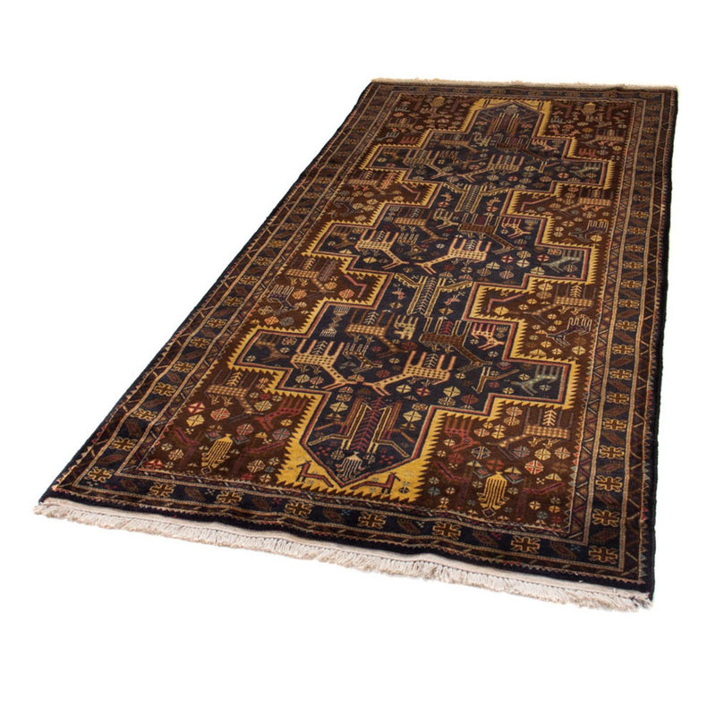 Tappeto corsia Tappeto Belutsch - 220 x 109 cm - blu scuro